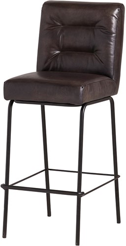 Dave bar stool - H80 - 03 Black Metal - Dutch Industries Chairs